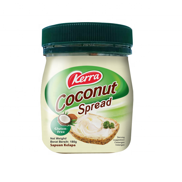 马来西亚进口品牌非转基因无谷蛋白，180克原味 Kerra 椰子果酱