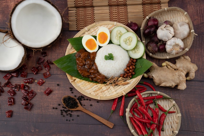 马来西亚进口婆罗洲黑胡椒椰浆饭