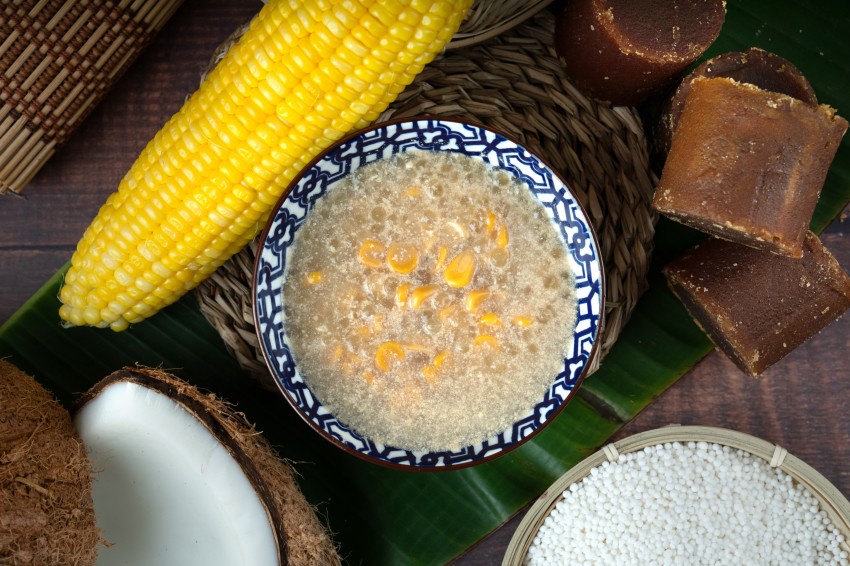 马来西亚进口品牌婆罗洲椰浆亚答方便即食玉米西米露