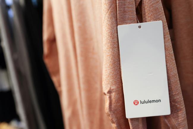 A tag is seen on clothing in a Lululemon Athletica store in Manhattan, New York, U.S., December 7, 2021. REUTERS/Andrew Kelly