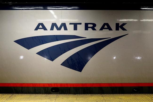 An Amtrak train is parked at the platform inside Penn Station in New York City, July 7, 2017. REUTERS/Brendan McDermid/File Photo