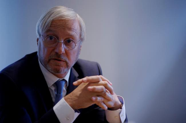 Airbus Chief Commercial Officer Christian Scherer is interviewed by Reuters at the Internatio<em></em>nal Air Transport Association's Annual General Meeting in Boston, Massachusetts, U.S., October 4, 2021.   REUTERS/Brian Snyder/File Photo