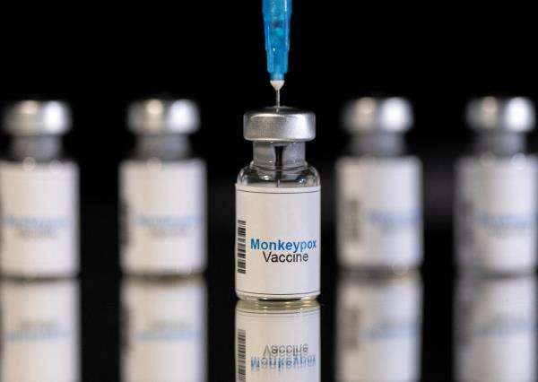 Illustration shows mock-up vials labeled 