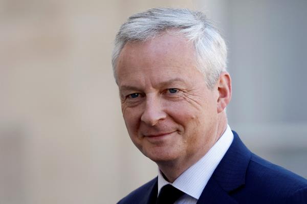 French Minister for Economy, Finance, Industry and Digital Security Bruno Le Maire arrives to attend the weekly cabinet meeting