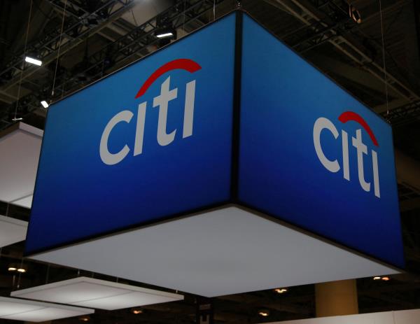 The Citigroup Inc logo is seen at the SIBOS banking and financial co<em></em>nference in Toronto