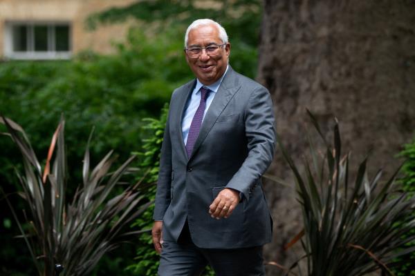 British PM Johnson meets with Portugal's PM Anto<em></em>nio Costa