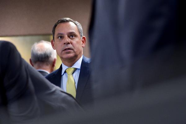 Jose Mauro Coelho, CEO of Brazilian state-owned oil company Petrobras, attends a signing ceremony of a co<em></em>ntract for pre-salt oil fields in Brasilia