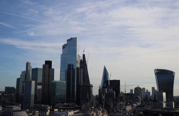 Views of the City of Lo<em></em>ndon Financial District