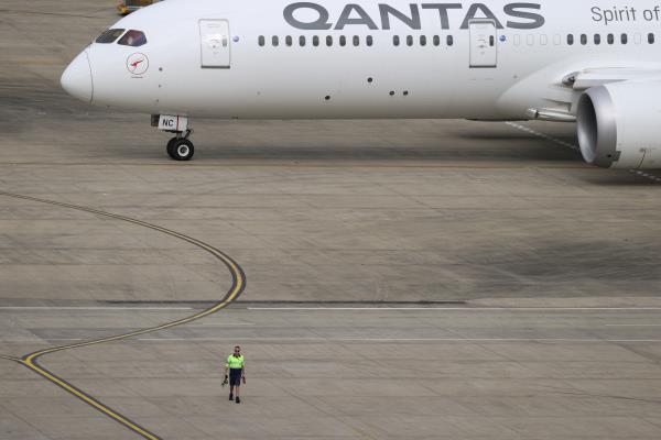 Sydney Airport as Australia reacts to the new coro<em></em>navirus Omicron variant in Sydney