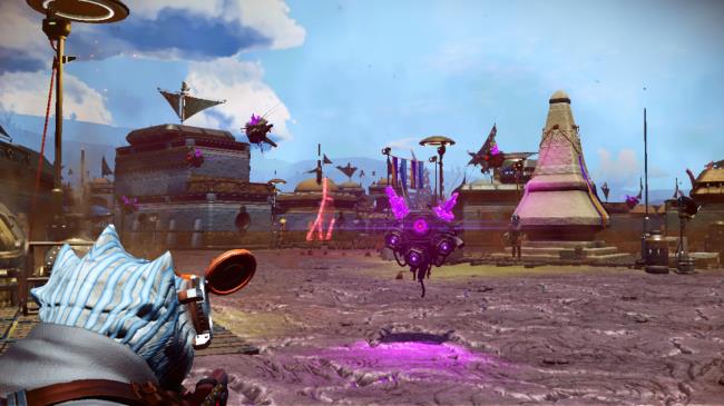 No Man's Sky Settlement Sentinel Attack