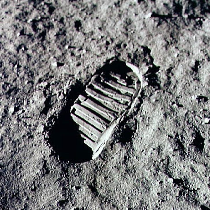 Footprints the 'Apollo 11' astro<em></em>nauts left on he moon