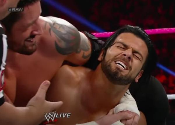Justin Gabriel, WWE, unrecognisable, beard, moustache, pointy, Darewolf, wrestler