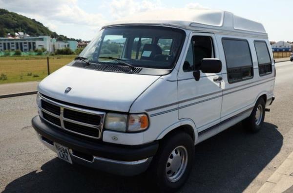 Mark Robinson has been sleeping in his American Dodge 'day van' since his static caravan was moved