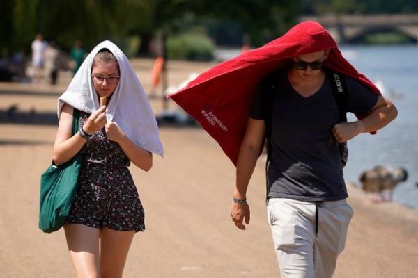 ‘Cerberus’, which has largely hit parts of North Africa and the Mediterranean, has seen temperatures reach 48C (file image)