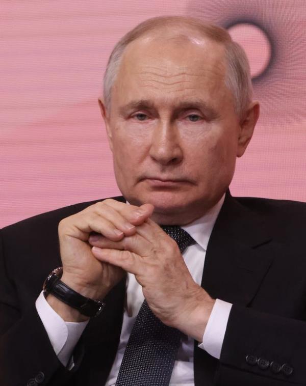 Vladimir Putin was said to be nowher<em></em>e to be seen (file)