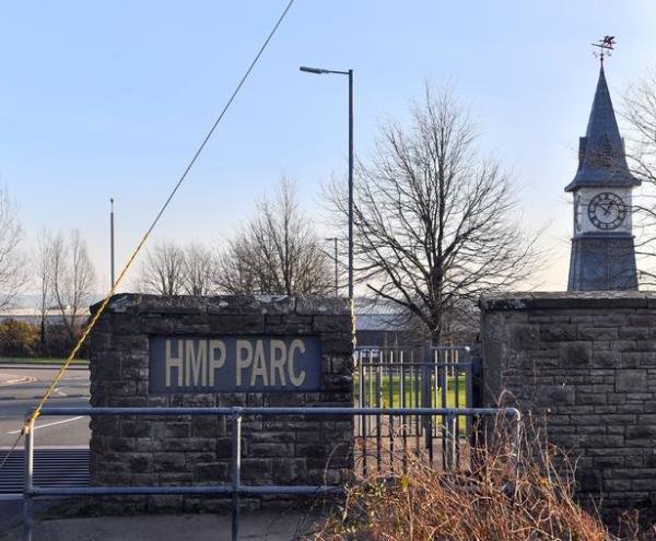 A general view of Parc prison, Bridgend