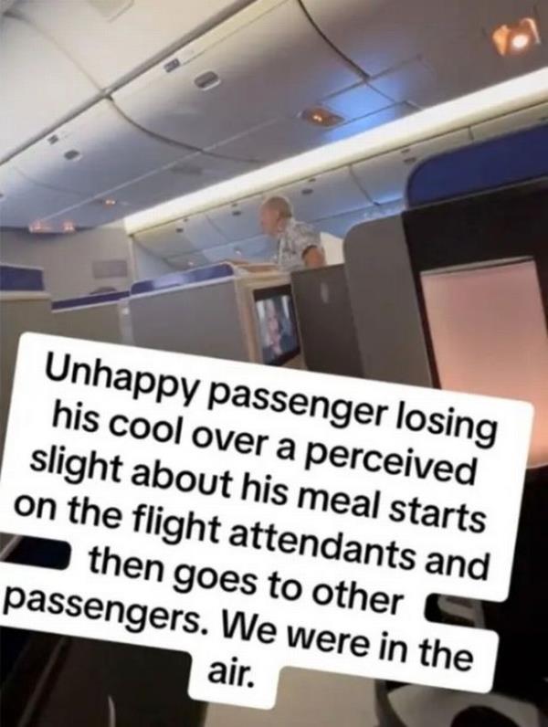 His plane rage left him yelling at staff and hurling expletives at them