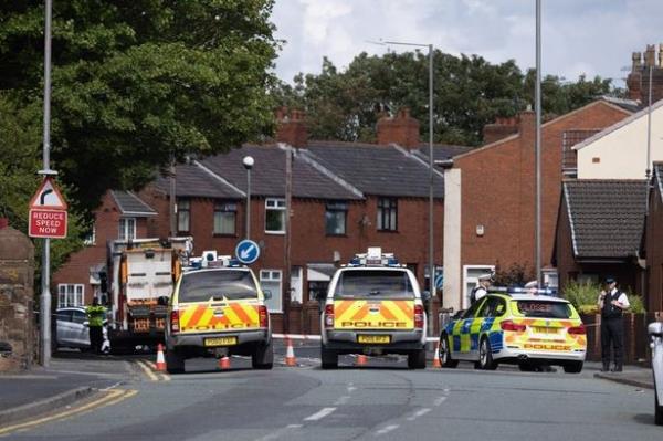 Emergency services were called to Broad Oak Road at the junction of Delta Road in St Helens at 7am on Wednesday, July 6