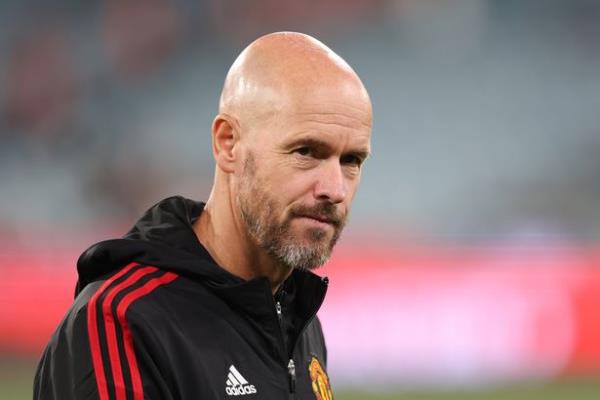 MELBOURNE, AUSTRALIA - JULY 15: Erik Ten Hag the manager / head coach of Manchester United during the Pre-Season friendly match between Melbourne Victory and Manchester United at Melbourne Cricket Ground on July 15, 2022 in Melbourne, Australia.