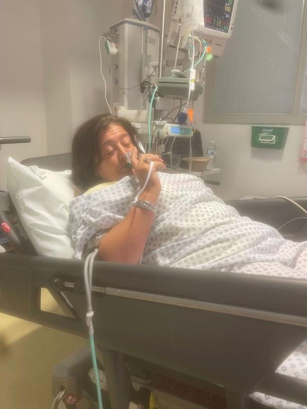 Carla Parmenter, 46, was bitten twice by the adder