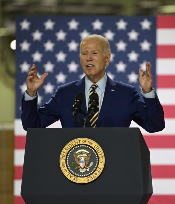 Joe Biden is giving Ukraine cluster bombs (file)