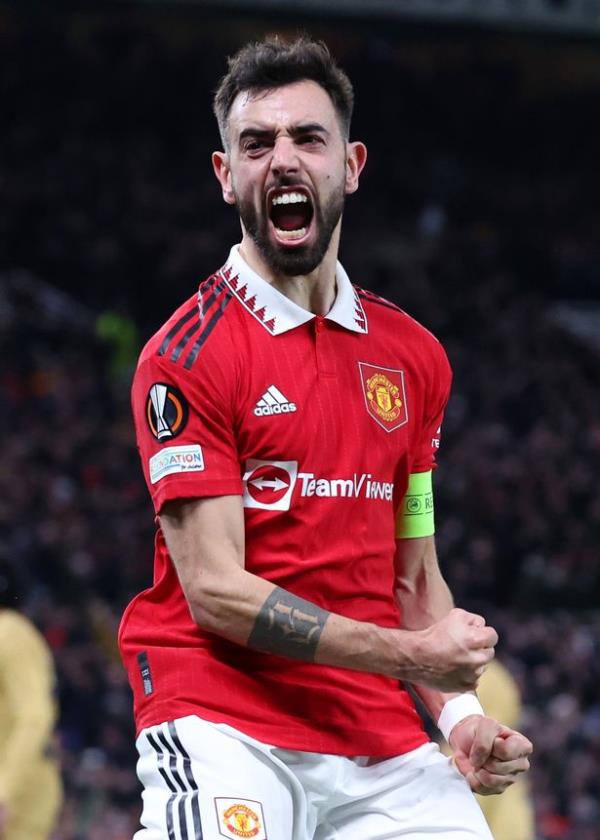Bruno Fernandes was captain in Harry Maguire's absence last season