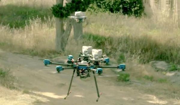The drone is powered by Artificial Intelligence