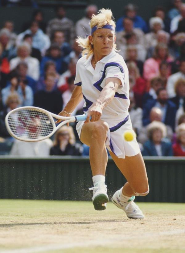 Navratilova is a seven-time Wimbledon champion