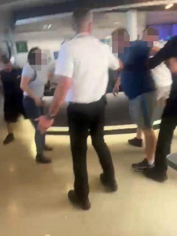 People brawling on Irish Ferry between Dublin and Wales