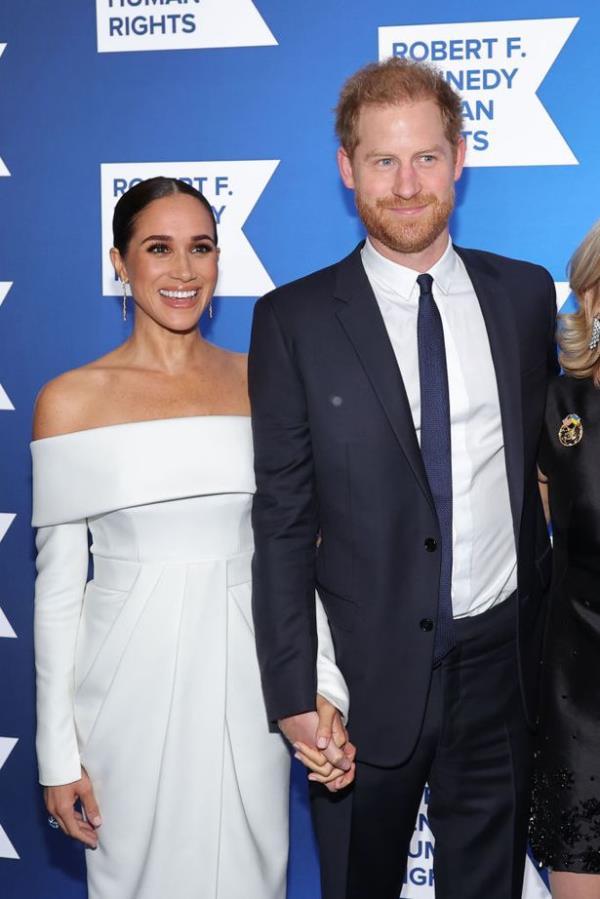 Harry and Meghan have been the source of a false rumour (file)