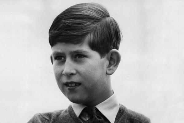 1959: Prince Charles wearing his uniform for Cheam School, Surrey.