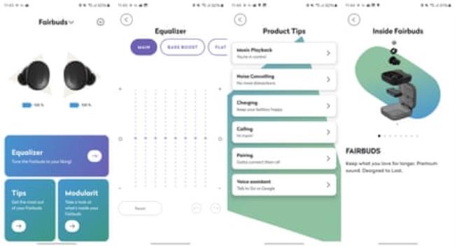 The Fairbuds app.