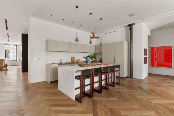 Interior of the kitchen. 