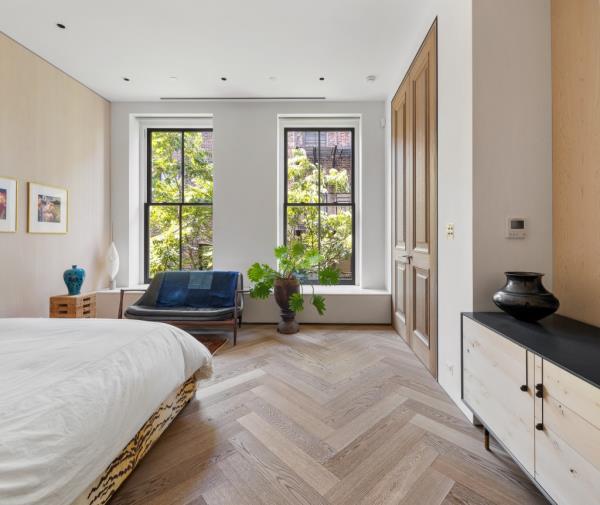 Interior of a bedroom. 