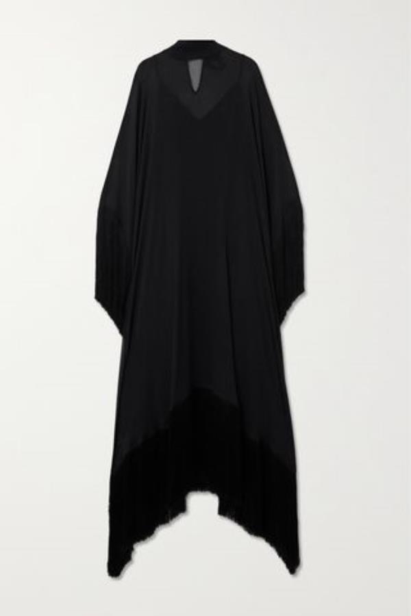 Adrian One-Shoulder Bow-Detailed Crepe and Taffeta Gown