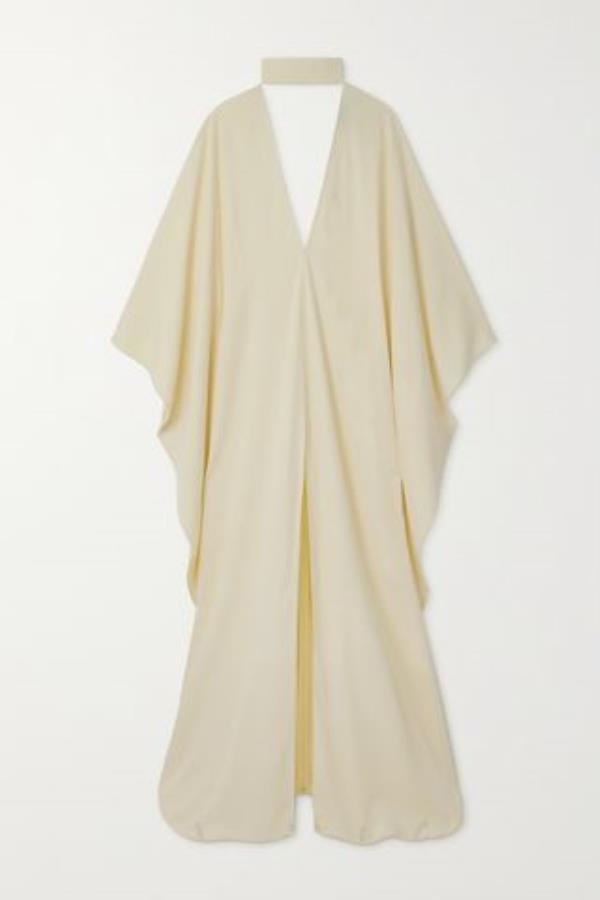 Cutout Satin Kaftan