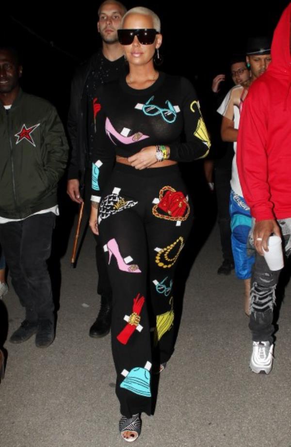 Amber Rose attends Coachella Valley Music & Arts Festival