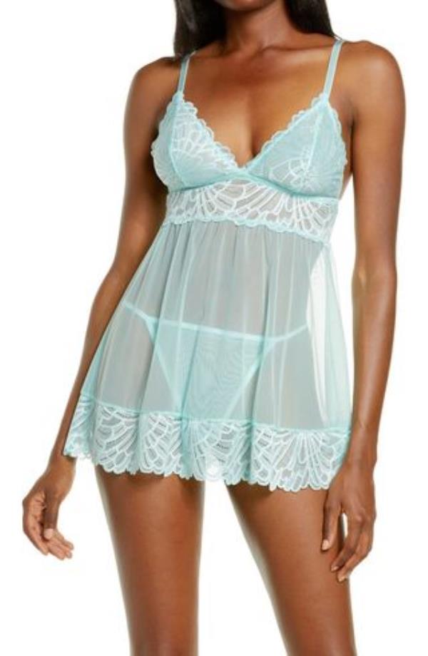 Sarah Lace Babydoll Chemise