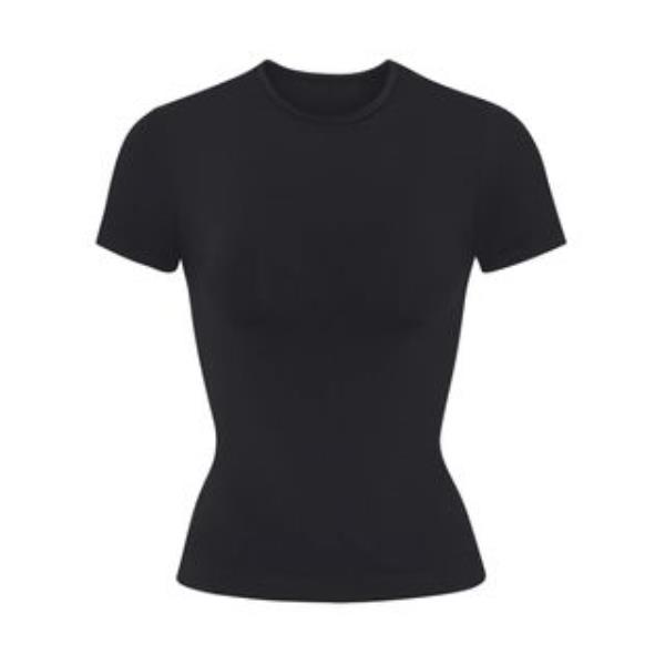 Soft Smoothing Seamless T-Shirt | Onyx