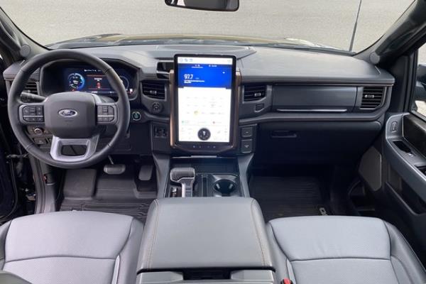 Dominating the Lightning's interior is Ford’s 15.5-inch command screen.