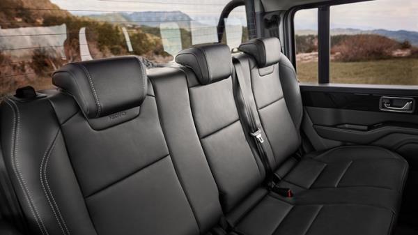 Ineos Quartermaster: interior, rear seats