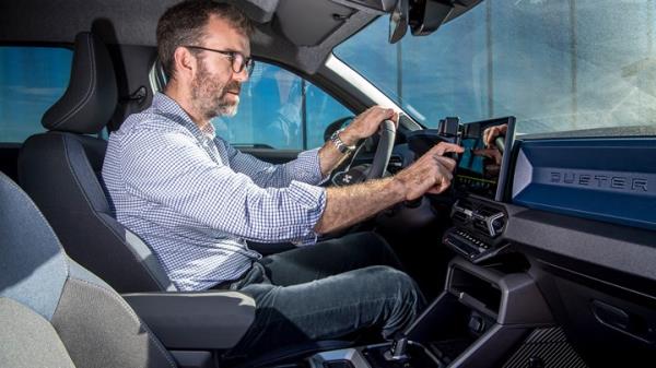 Author Tim Pollard tries out the 2024 Dacia Duster interior