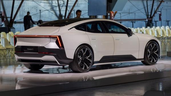 First pics of production-spec Polestar 5: four-door EV features 'extreme fast charging'