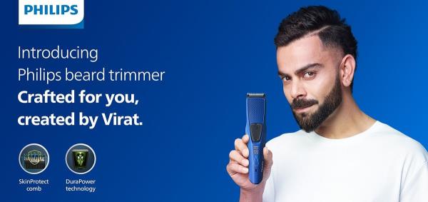 Philips limited edition trimmer co-designed by Virat Kohli.