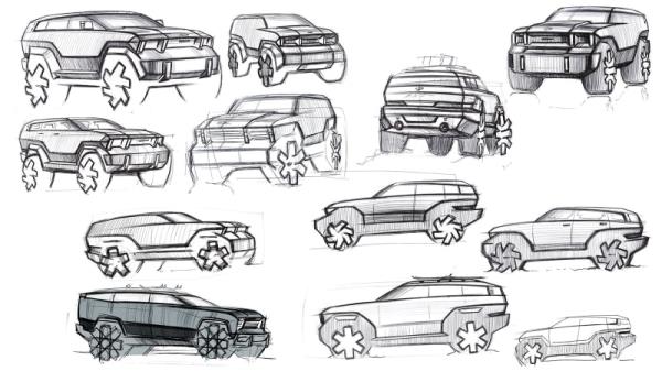 Hyundai Santa Fe co<em></em>ncept sketches