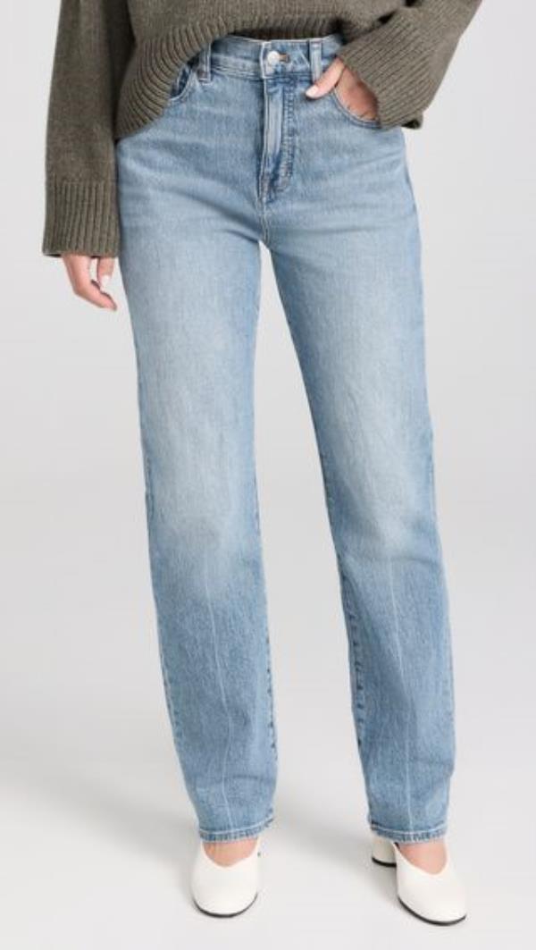 The '90s Straight Jeans in Ro<em></em>ndell Wash: Crease Edition