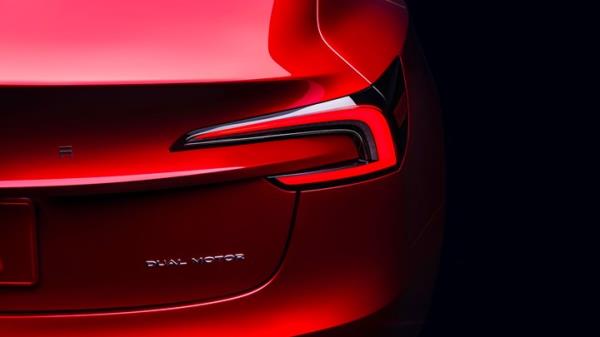 Boomerang rear lights for new 2024 Tesla Model 3