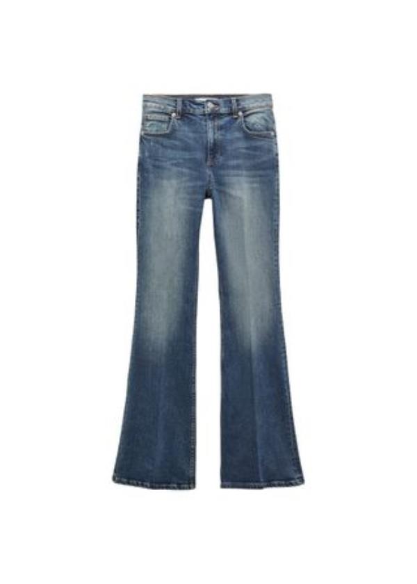 High-Waist Flared Jeans - Women