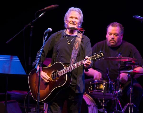 FILE - Kris Kristofferson performs in co<em></em>ncert at The American Music Theatre, April 12, 2019, in Lancaster, Pa. (Photo by Owen Sweeney/Invision/AP, File)