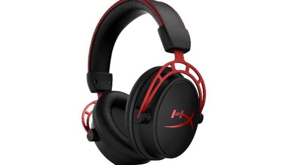 The angular Jeecoo V20U USB Pro Gaming Headset on a desk.